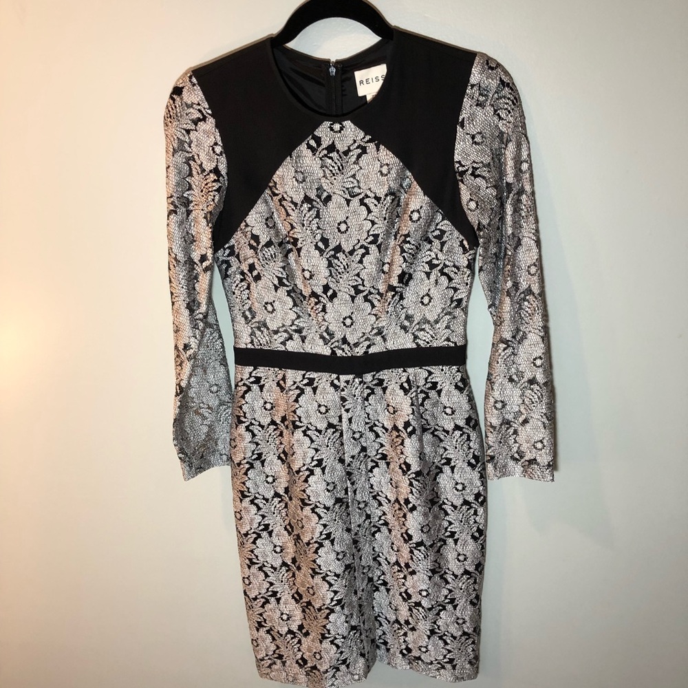 Reiss Silver Dress - Picture 3 of 4